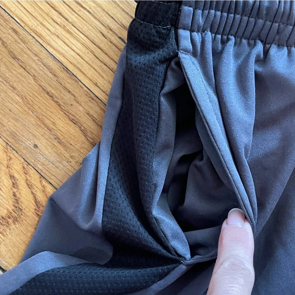 tek gear Gray and Black Men's Athletic Shorts